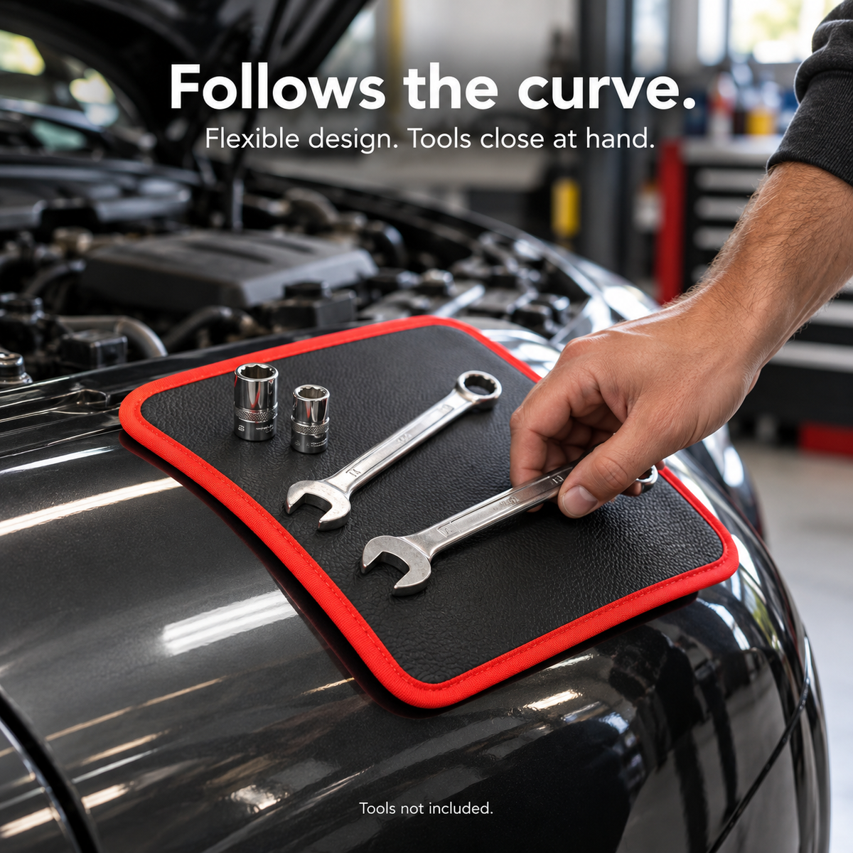 🛠️‌3PC Flexible Magnetic Tool Mat & Tray Holder