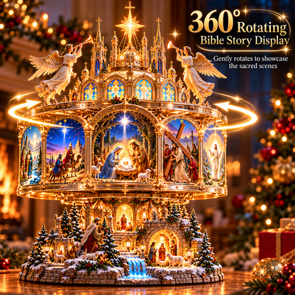 ✝️✨ Journey of Faith™ – Illuminated Bible Story Cathedral Display