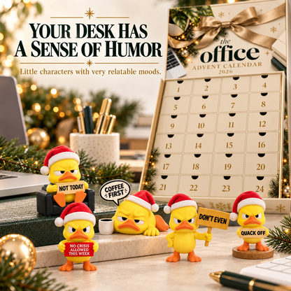 🎄 24-Day Office Humor Advent Calendar 2026 – Funny Desk Surprises & Secret Santa Gift for Coworkers