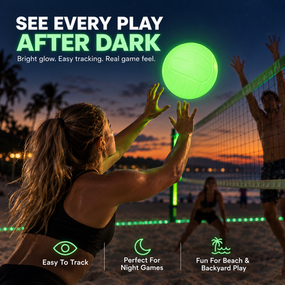 Glow-in-the-Dark Volleyball🏐 – Keep the Game Going After Sunset