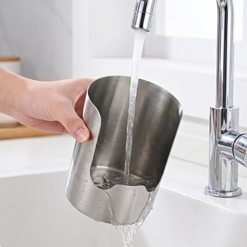 🥣 Stainless Steel Utensil & Lid Organizer