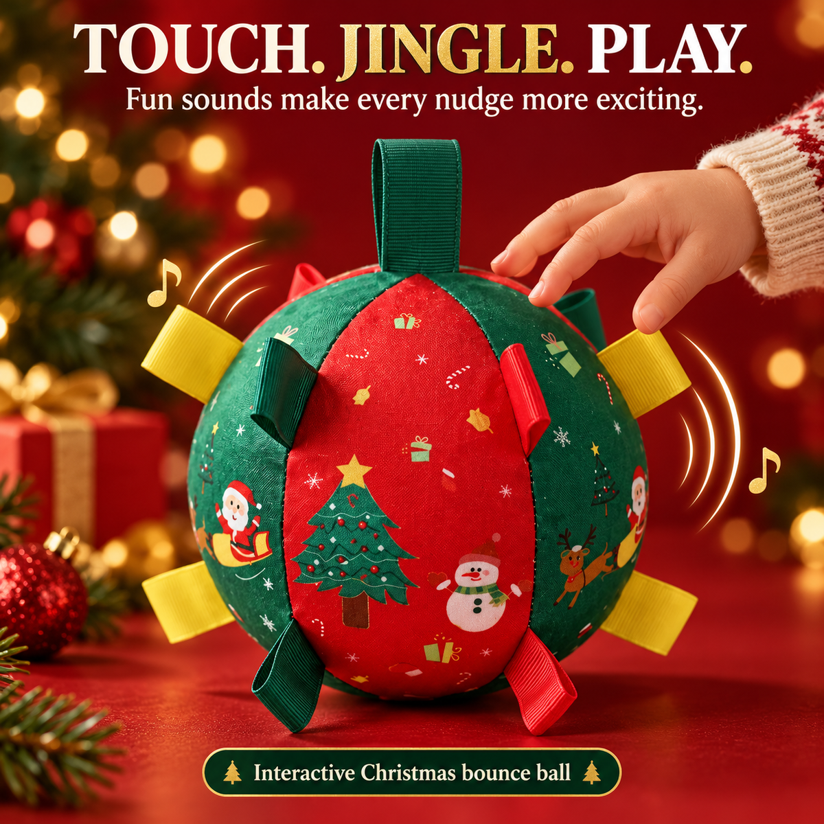 ✨🎁Bounce Paws Christmas Bounce Ball