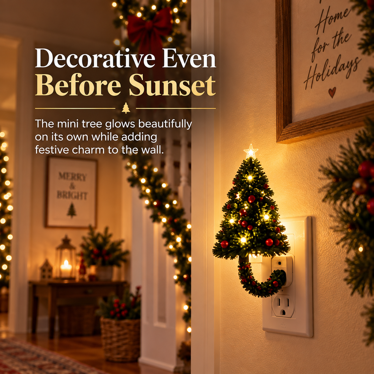 🎄💡Christmas Tree Projector Night Light — Plug-In Ceiling decorate