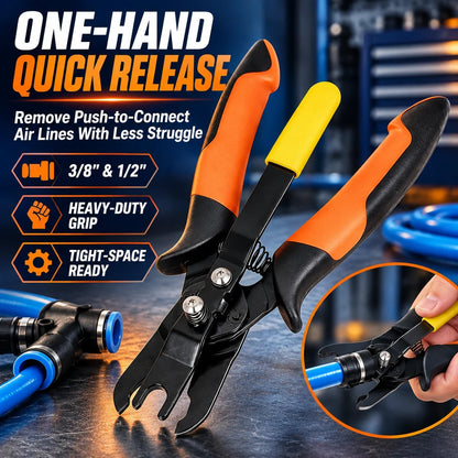 🛠Heavy Duty Push-to-Connect Air Hose Connector Remover Pliers🔧