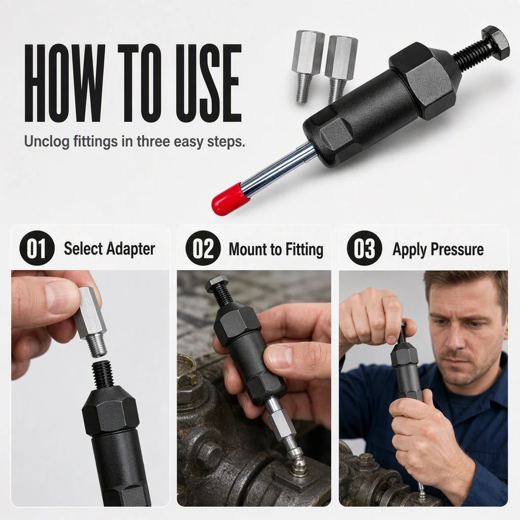 🔥Hot Sale 49%OFF🔥Heavy Duty Grease Fitting Cleaner Tool