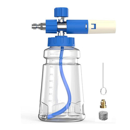 Adjustable 1L Foam Cannon – Thick Suds, Wide-Mouth Bottle & Quick Connect