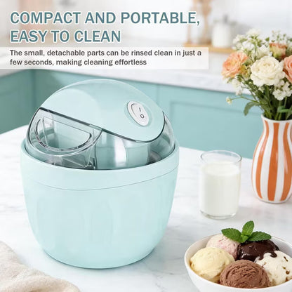 📦Free Shipping🎁Mini Homemade Ice Cream Maker 🍦 Personal Frozen Dessert Machine
