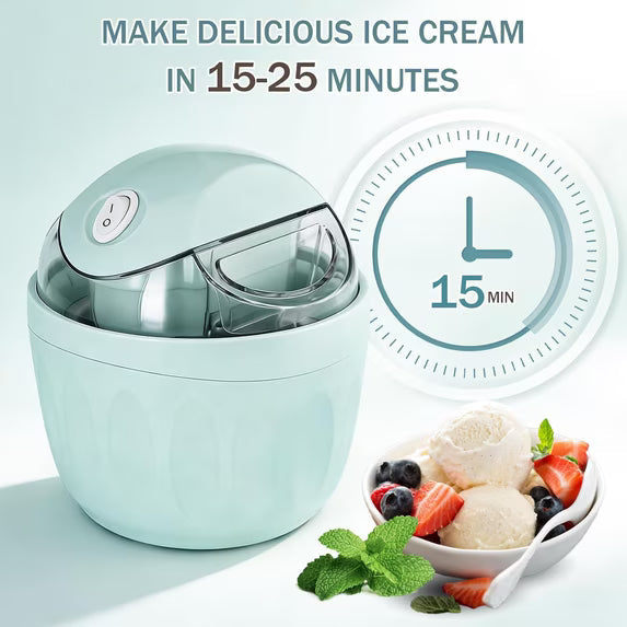 📦Free Shipping🎁Mini Homemade Ice Cream Maker 🍦 Personal Frozen Dessert Machine