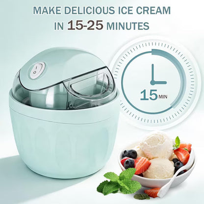 📦Free Shipping🎁Mini Homemade Ice Cream Maker 🍦 Personal Frozen Dessert Machine