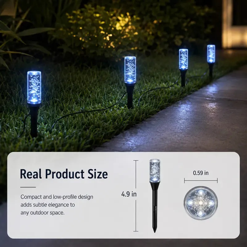 ☀️ Solar Pathway Stake Light – Automatic Outdoor Garden & Walkway Accent Lighting✨🌿