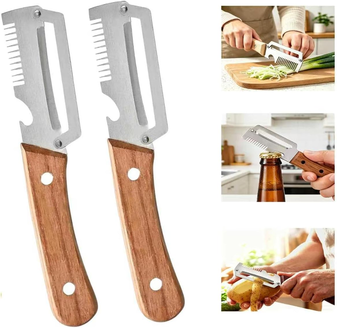 🥕3-in-1 Multi-Function Vegetable Peeler