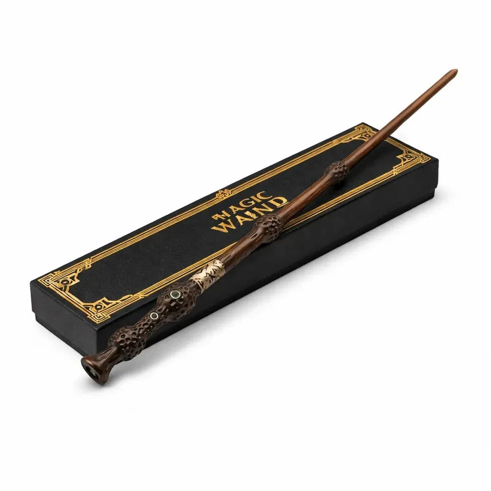 Interactive Magic Wand Gift Set – Light-Up Fantasy Role Play & Collector Display