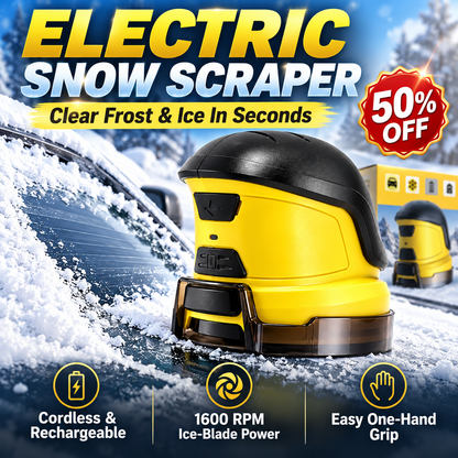 🔥 49% OFF TODAY — Cordless Electric Snow Scraper | Clear Frost & Ice in Seconds