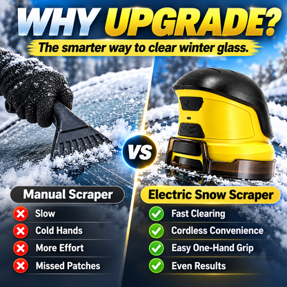 🔥 49% OFF TODAY — Cordless Electric Snow Scraper | Clear Frost & Ice in Seconds