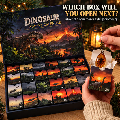 🦖 24-Day Dinosaur Advent Calendar – Discover a Prehistoric Surprise Every Day