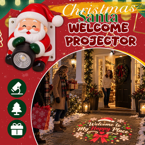 🎅Santa Christmas Welcome Projector✨