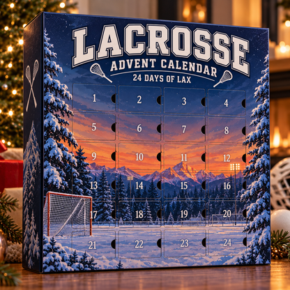 🥍🎄 24-Day Lacrosse Advent Calendar – A Holiday Surprise for Every Fan