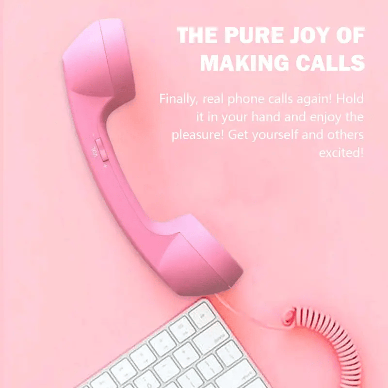 Retro phone handset product display