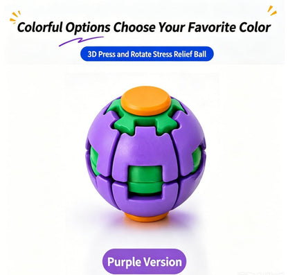 Magic Squishy Spinning Ball – Press-to-Spin Pocket Fidget Toy
