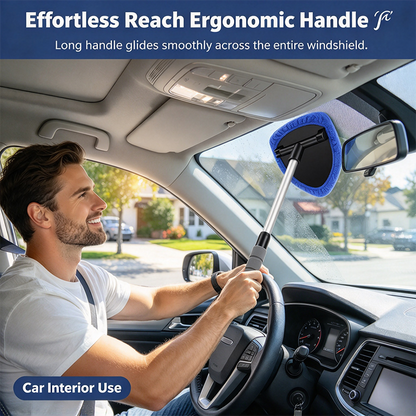 🪟9 PCS Car Window Cleaner Kit Extendable Handle Windshield Cleaning Tool