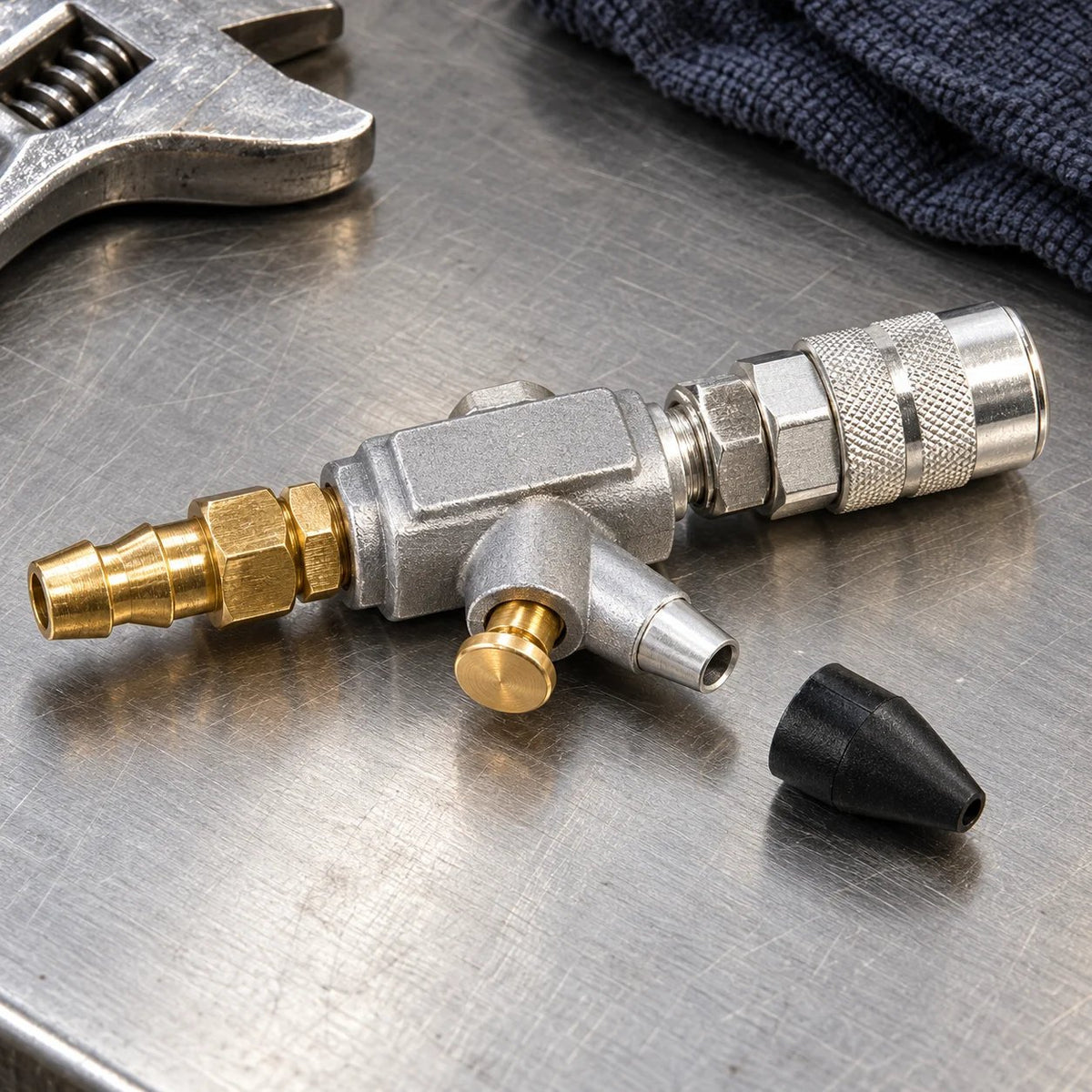 Inline One-Hand Air Blower | For hobby bench & small workshop cleaning