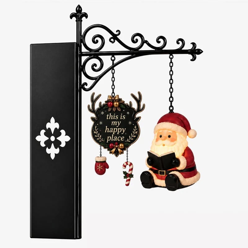 📚 Hanging‑Style Xmas Shelf Lamp, For Cozy Reading Nook Holiday Styling