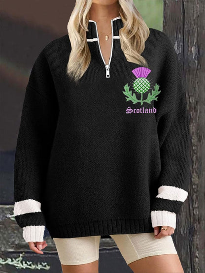 Women's Thistle Scottish sweatshirt