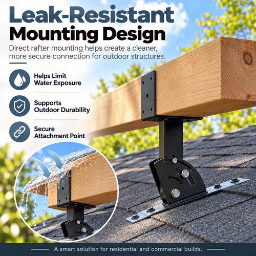 🏠Adjustable Roof Riser Brackets for Pergola & Outdoor Structures
