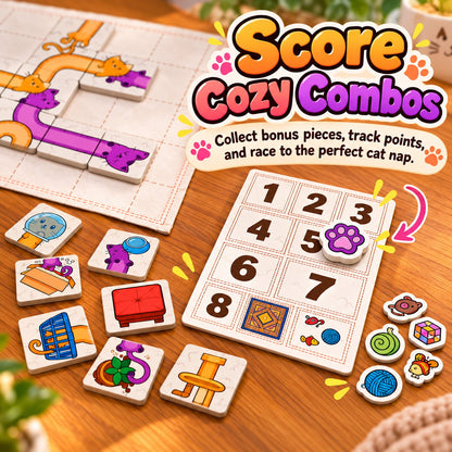 🐱 Cat Nap – Cute Cat Puzzle Board Game for Family Fun & Game Night