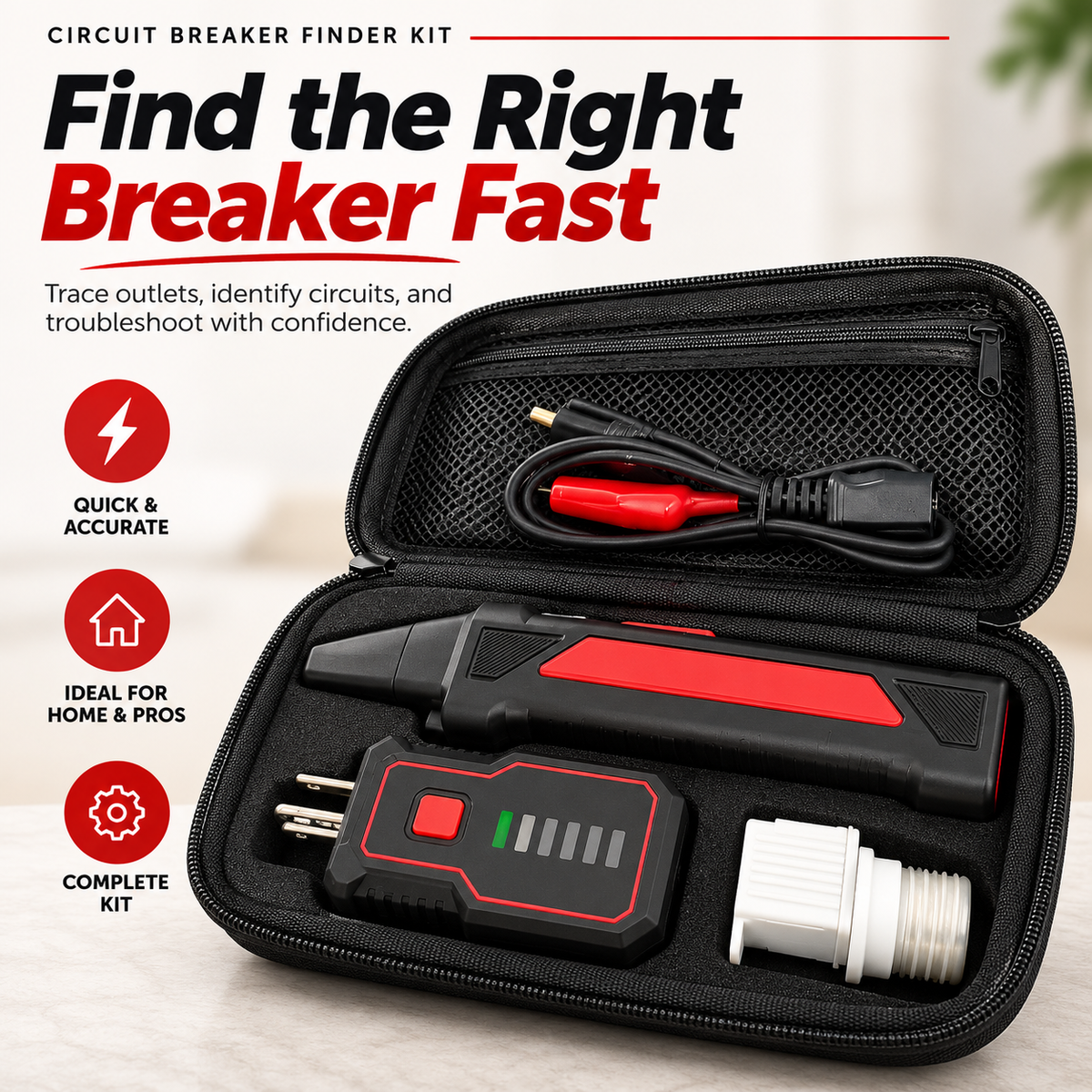 ⚡ Circuit Breaker Finder Kit – Find the Right Breaker Fast & Accurately