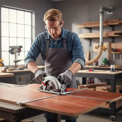 📏 Straight-Edge Double Axis 50cm Positioning Calipers – Precision Measuring Tool for Woodworking