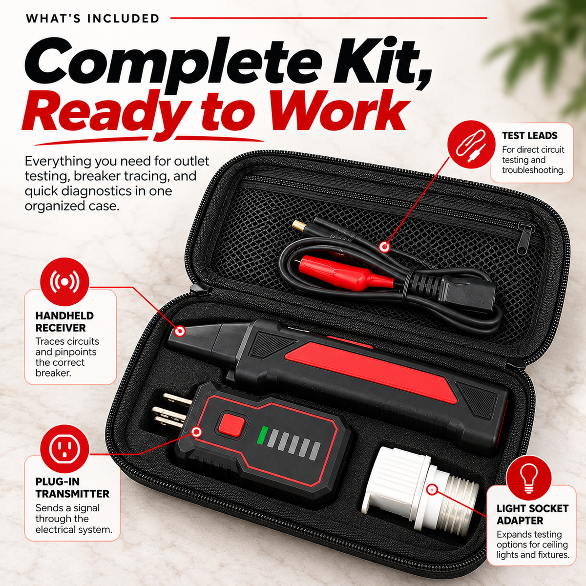 ⚡ Circuit Breaker Finder Kit – Find the Right Breaker Fast & Accurately