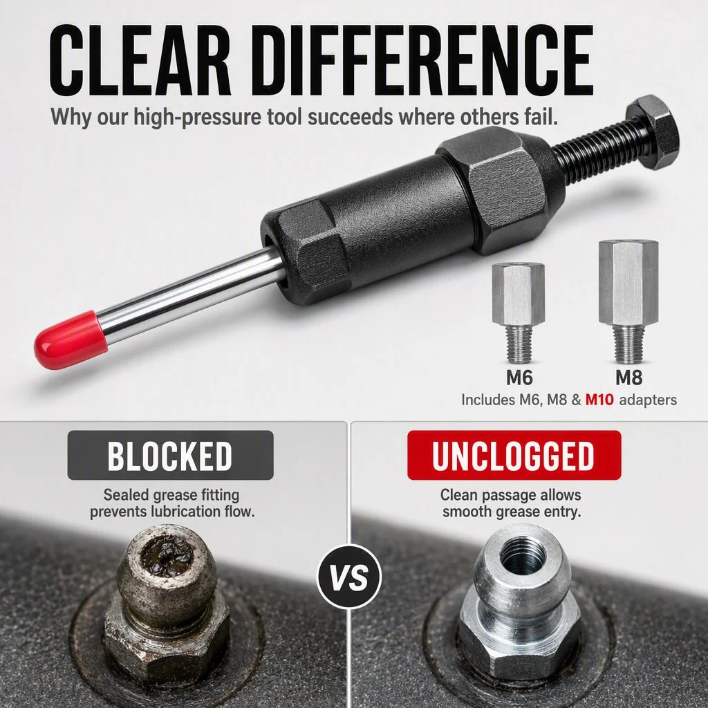 🔥Hot Sale 49%OFF🔥Heavy Duty Grease Fitting Cleaner Tool