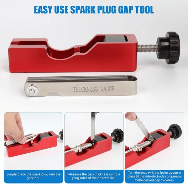 🧰 Spark Plug Gap Adjustment Kit | For Cars, Motorcycles & Small Engines