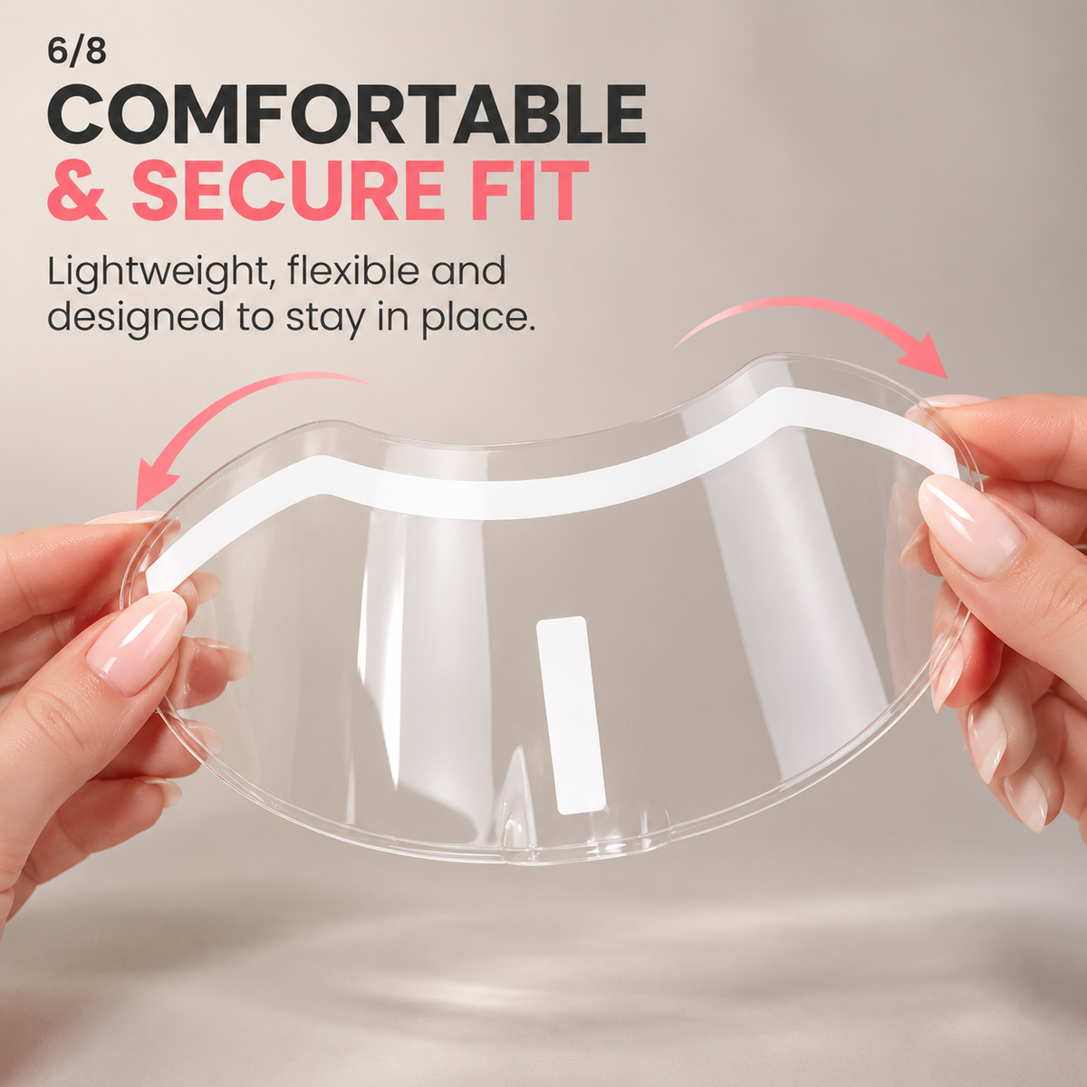🚿 Clear Shower Face Shield – Waterproof Face Protector ✨