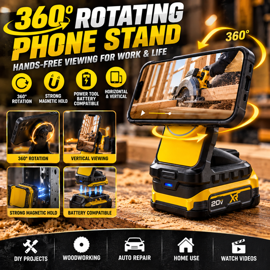 DEWALT 2-in-1 Magnetic Wireless Charger for Phone & Apple Watch