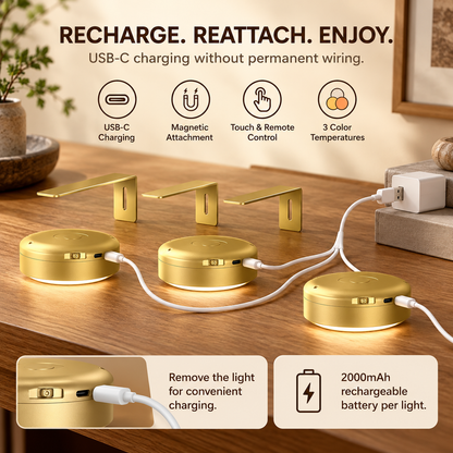 💡Picture Lights for Wall Rechargeable