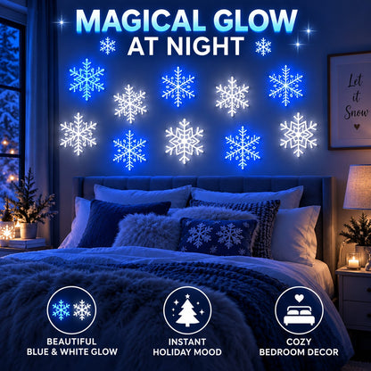 ❄️LED Snowflake Wall Set