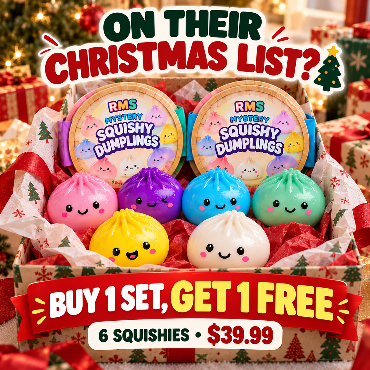 Christmas Squishy Dumplings