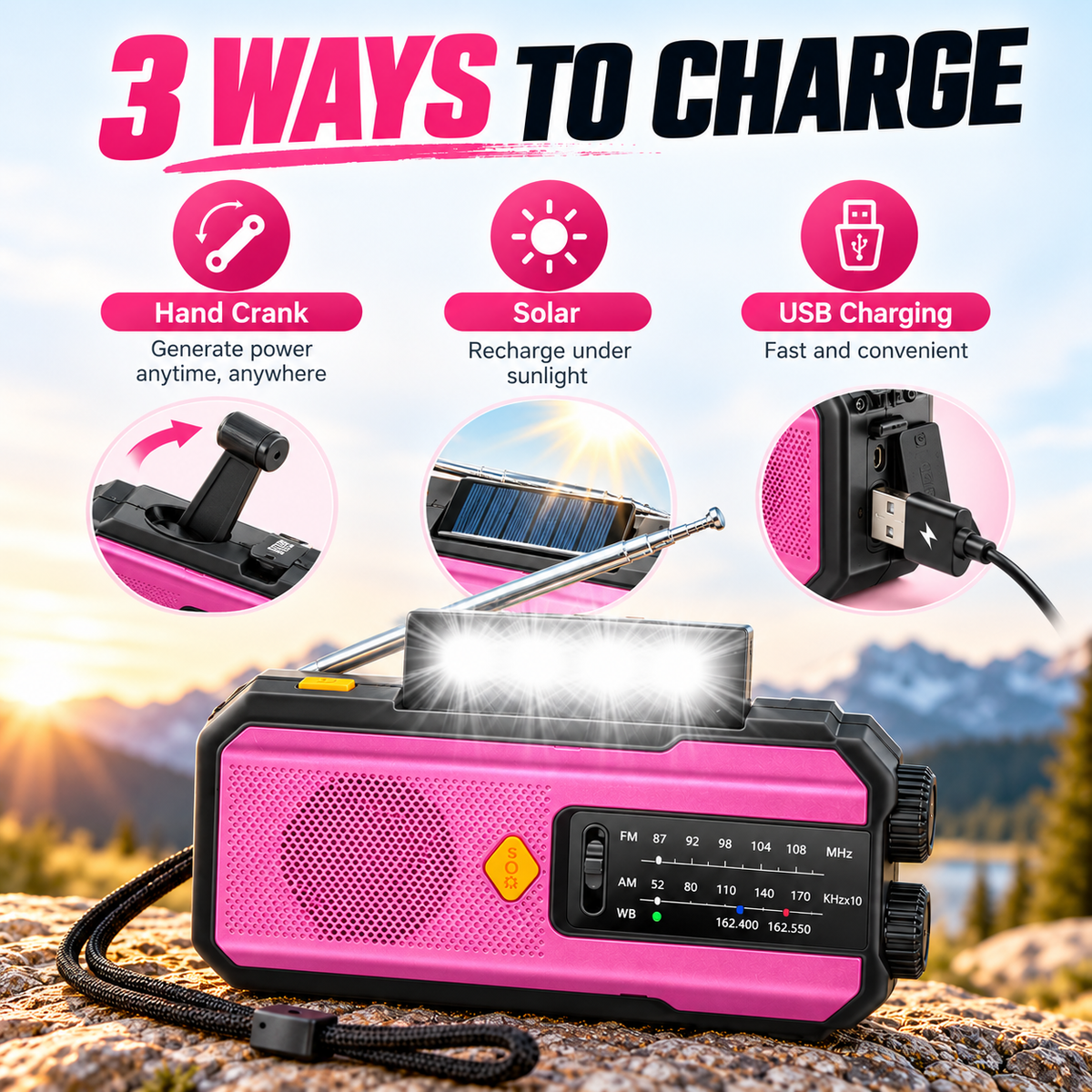 Multifunction Emergency Radio