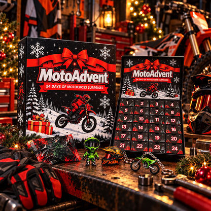 Motocross Lover Advent Calendar | 24 Days of Rider Themed Gifts, No Candy Fillers