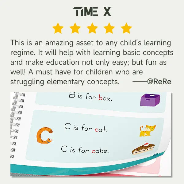 📚Reusable Grooved Handwriting Workbook Set | 6 Learning Books