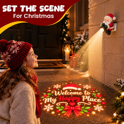 🎅Santa Christmas Welcome Projector✨
