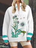 Women's Thistle Scottish Sweatshirt