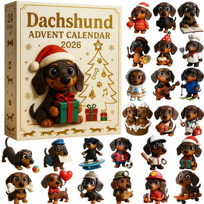🎄🐾 2026 Dachshund Advent Calendar — 24 Days of Wiener Dog Wonder! 🐶✨