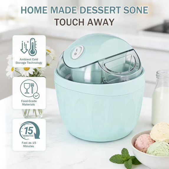 📦Free Shipping🎁Mini Homemade Ice Cream Maker 🍦 Personal Frozen Dessert Machine