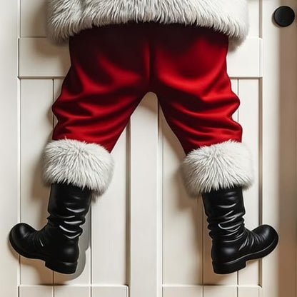 🎄🎅Christmas Door Cover, Holiday Entrance Decoration, 90x180cm Polyester Wrap for Indoor Outdoor Use🎁