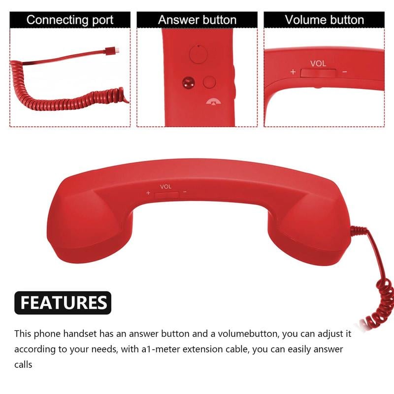 Retro handset buttons and controls