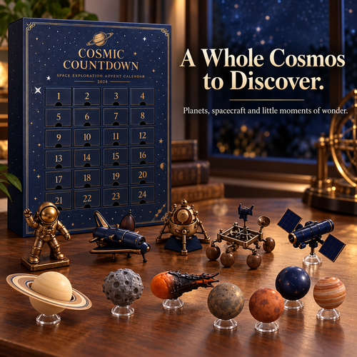 🪐🎁24-Day Space Advent Calendar – Mini Planets, Astronauts & Spacecraft Surprises👩‍🚀