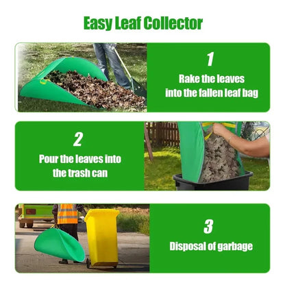 🍂 Pop-Up Leaf Collection Tent [Anti-Spill Design] - Rake Smarter, Not Harder